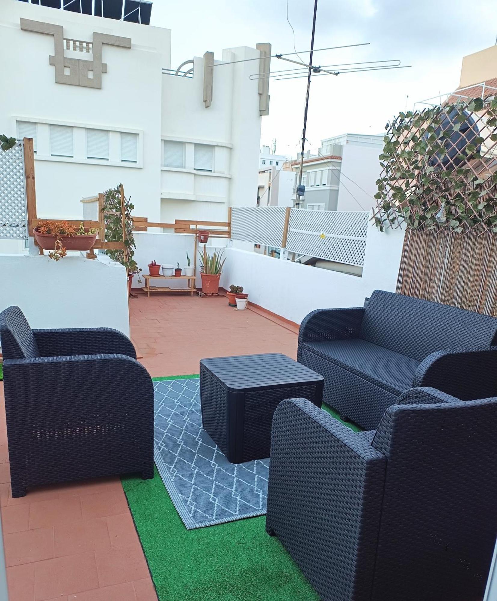 Center Santa Cruz, Alojamiento Centrico Con Gran Terraza, Cocina , Salon Y Banos, Todo Privado Kültér fotó